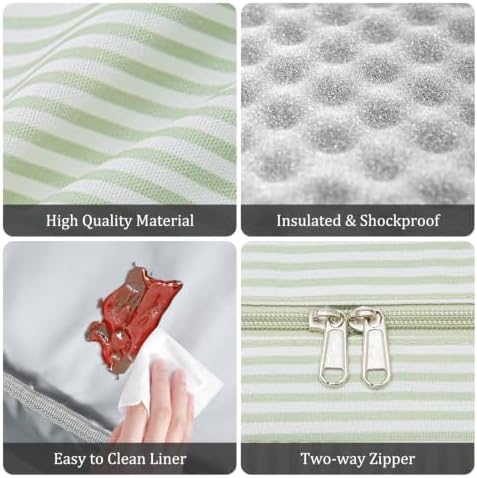 MEXS Insulated Lunch Bag for Women Men Large Reusable Lunch Box Adult Leakproof Portable Cooler Tote Bags for Work Picnic