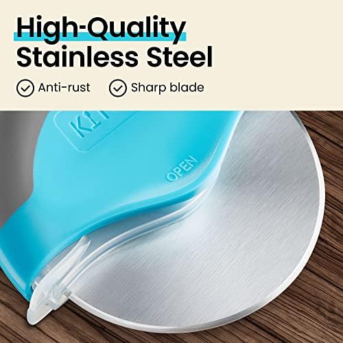 Kitchy Pizza Cutter Wheel, Sharp Blade, Easy to Clean, Non-Slip Handle