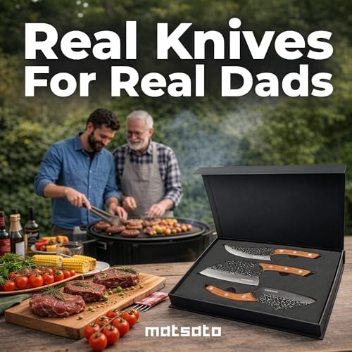 Matsato Knife Set 3-Piece Kitchen Knives, Cooking Chef Knife Set