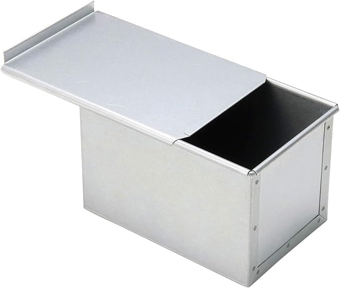 Bread Mold Silver 1.5 Loaf Pan with Lid 2396
