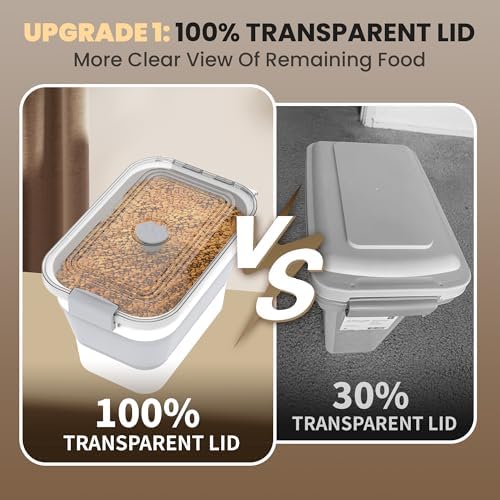 20-23 Lbs Dog Food Storage Container,Collapsible Dog Food Container