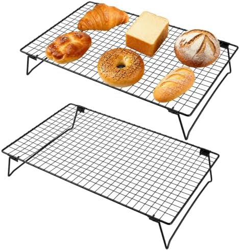 Sourdough Bread Cooling Rack, 2-Pack Heavy-Duty Baking Cooling Racks
