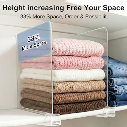 Tall Shelf dividers Closet Organizers: 11-inch (Higher Version)