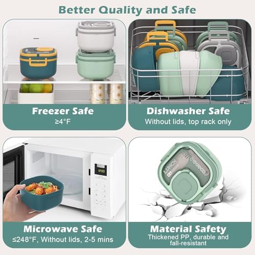 PEDECO All-in-one Stainless Steel Bento Box with Insulated bag,Leak-Proof,1-Tier Bento box,Lunch Box With Portable Sauce Pod and Cutlery-for Kids/Toddler,Dishwasher Safe,White