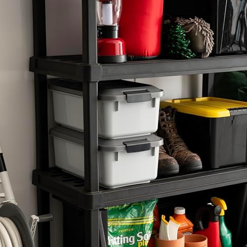 IRIS USA Dog Food Storage Container, 2-Pack, Up to 14 lbs, Gray