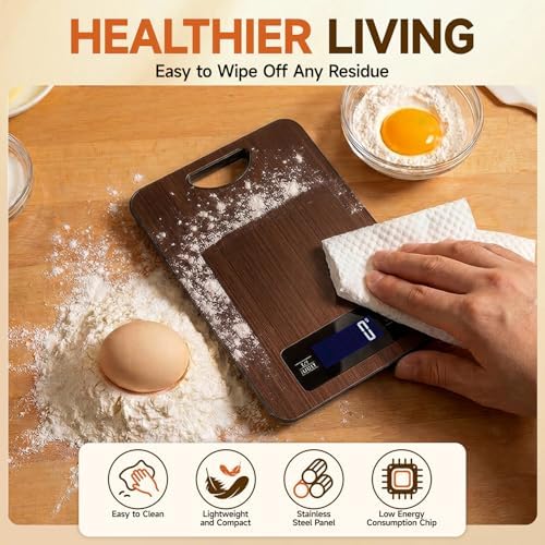 Food Scale, Digital Kitchen Scale with Hanging Loop, 11lb Baking Scale