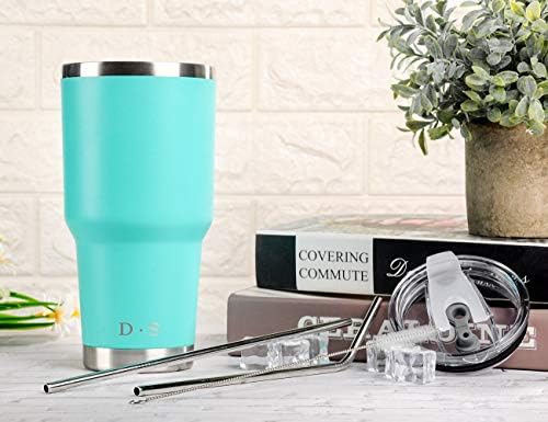 D·S 30oz Mint Tumbler Double Wall Vacuum Insulated Travel Coffee Mug