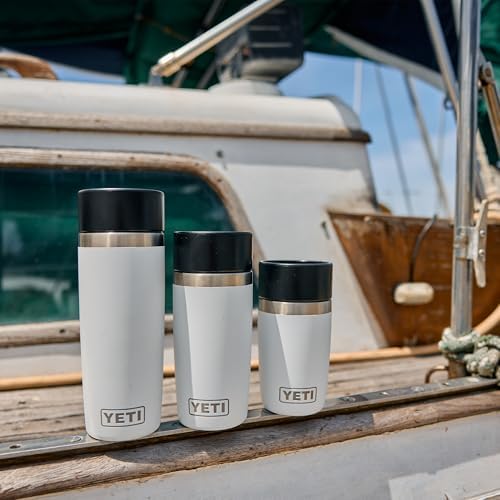 YETI Rambler 8 oz Travel Bottle, Stainless Steel, Vacuum Insulated with Leakproof Commuter Cap, Riverhead Green