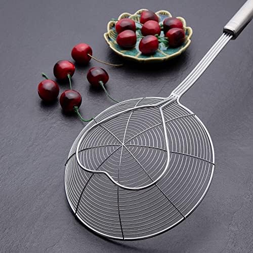 Eisinly Strainer Skimmer Spoon for Cooking Frying Stainless Steel 5.5 Inch