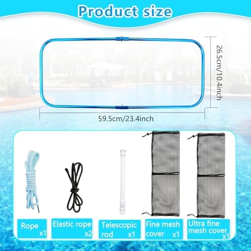 Universal Pool Skimmer Screen Guard for Inground Above Ground Vinyl Lined