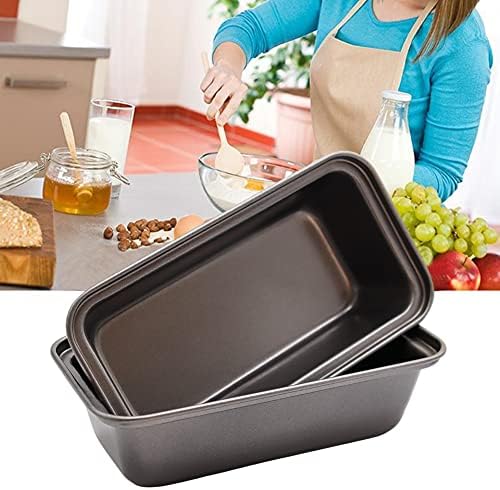 Zddaoole 6 PCS Mini Nonstick Carbon Steel Baking Bread Pan,Mini Loaf Pans,Small Banana Bread Tins,6.2" x 3.2"
