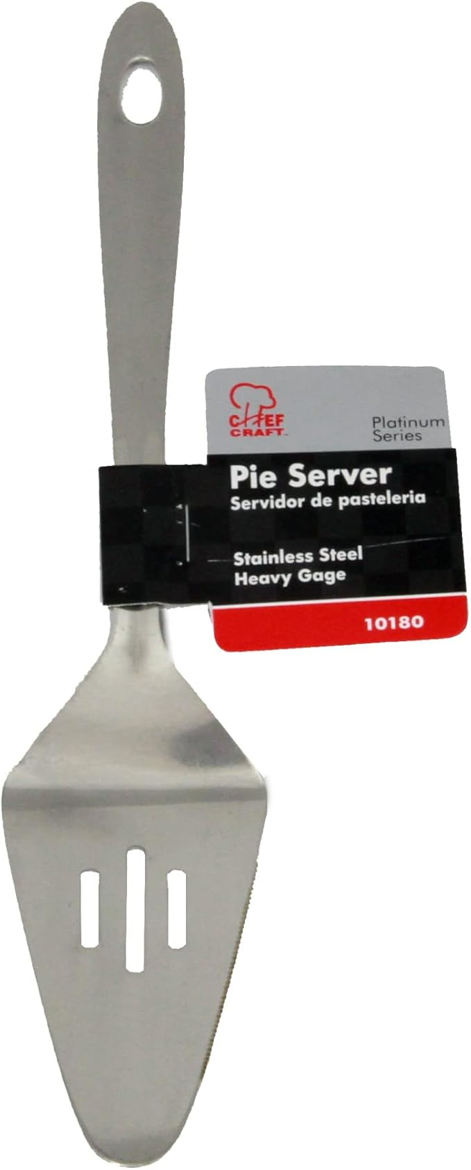 Chef Craft Select Cake and Pie Server, 10 inch, Stainless Steel