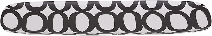 French Bull 19" Rectangular Platter - Melamine Platters and Serving Ware - Plate, Dish, Serving, Collection - Black & White