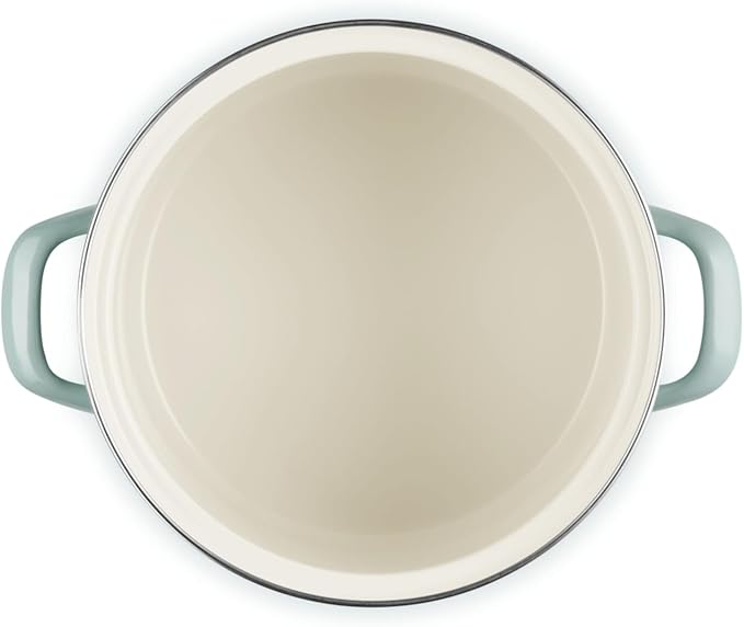Le Creuset Enamel on Steel Traditional Stockpot, 6 qt., Sea Salt with Stainless Steel Knob