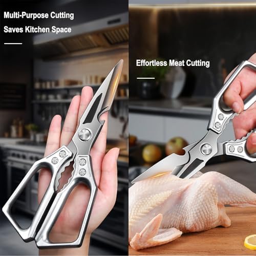 Heavy Duty Kitchen Scissors - 3.0mm Thickened Blades