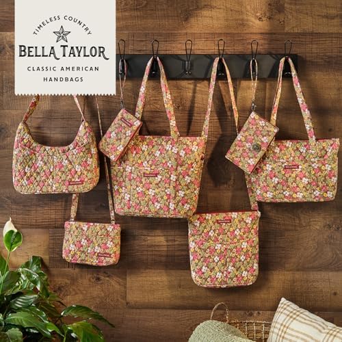 Bella Taylor Lunch Tote, Quilted Lunch Bag, Autumn Garden