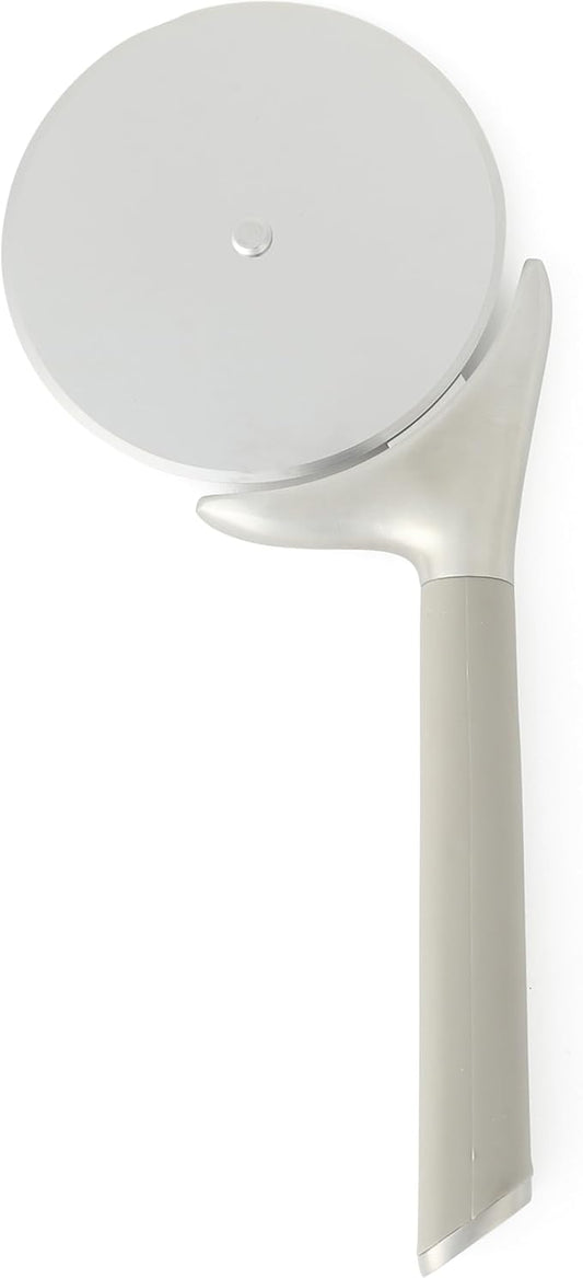 Calphalon Edge Stainless Steel Pizza Cutter w/Thermoplastic Rubber Handle - Taupe