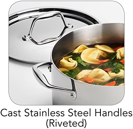 Tramontina Signature Tri-Ply Clad Stainless Steel 6-Quart Sauce Pot