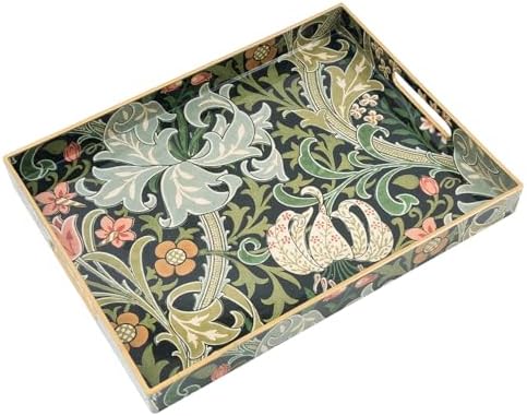 AGIOTA Coffee Table Trays, Serving Tray with Handles, Large Tray for Ottoman Coffee Table, Tray for Living Room Modern