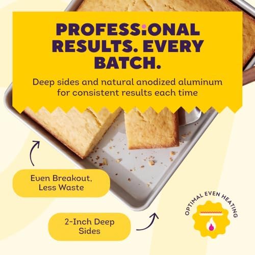 Wilton Aluminum Rectangular Sheet Pan, Made Without PFAS, 9 x 13 in.