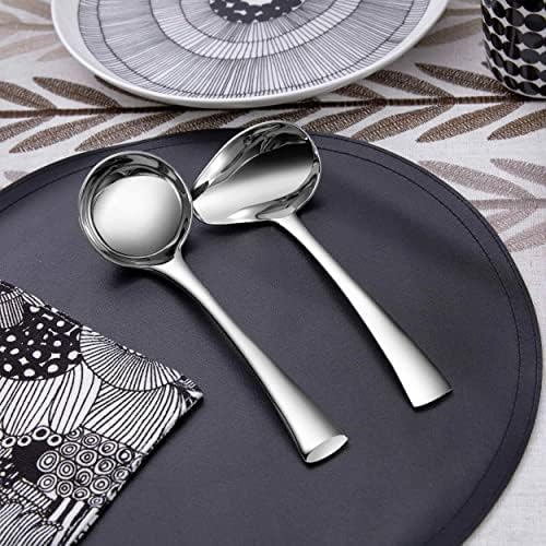 KEAWELL Premium Austin 18/10 Sauce & Gravy Ladles, 2-Piece