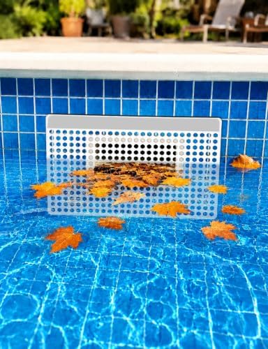 Magnetic Pool Skimmer Guard 15.7"×9.8", Pool Skimmer Screen Saver, Leaf & Debris Catcher, Protects Pool Pump Filter for Inground and Above Ground Pools