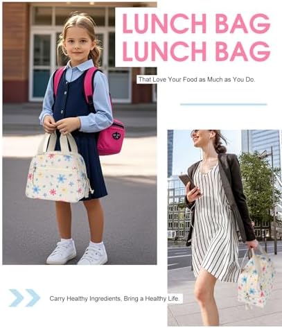 Lunch Bag for Women, Corduroy Large Insulated Lunch Box