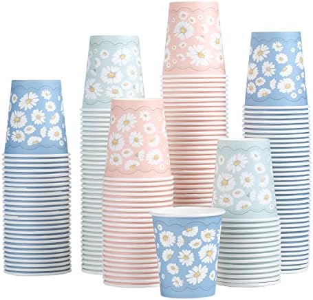 Lamosi 300 Pack 5 oz Paper Cups, Disposable Small Bathroom Water Cups