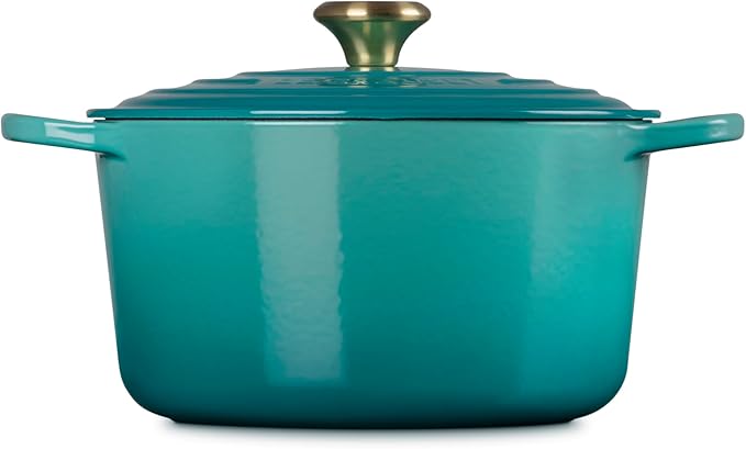 Le Creuset Enameled Cast Iron Signature Deep Round Oven, 6.5 qt., Riviera