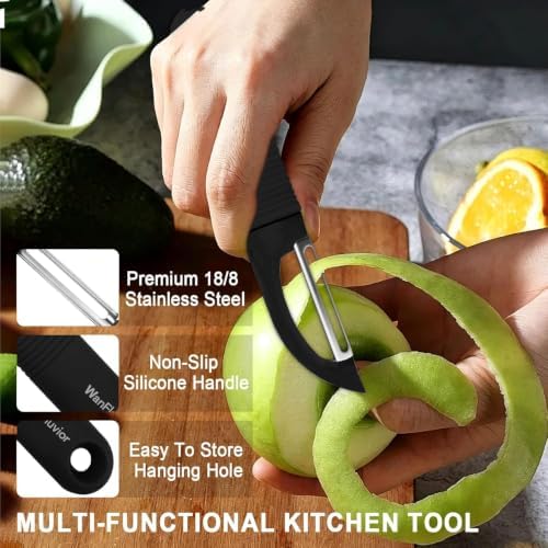 Peelers for Kitchen, Swivel Vegetable Peeler and Y-Shaped Potato Peeler