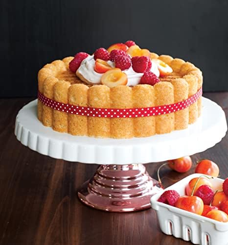 Nordic Ware Charlotte Cake Pan, 6-Cup/1.4 Liters, Toffee (Pack of 3)