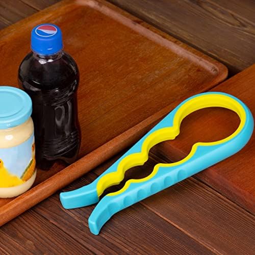 Bloss Jar Opener Bottle Opener for Seniors, Weak Hands and Arthritis, Blue