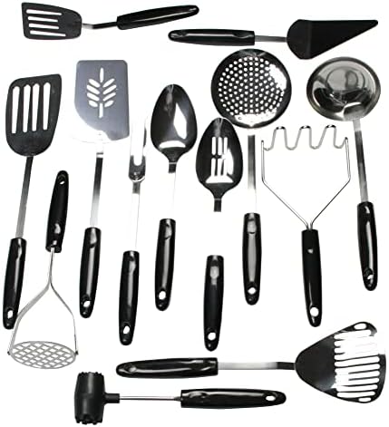 Chef Craft Select Slotted Sturdy Skimmer, 13 inch, Stainless Steel, (Pack of 2)