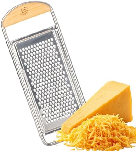 Kings County Tools Cheese Grater Handheld, Italian Made Kitchen Gadgets