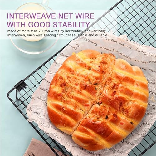 Cooling Rack for Baking, 17x11 inch Baking Sheet with Foldable Leg