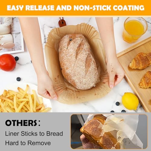 YQL Loaf Pan Liners, Nonstick Paper Liners for 9x5 Baking Pan