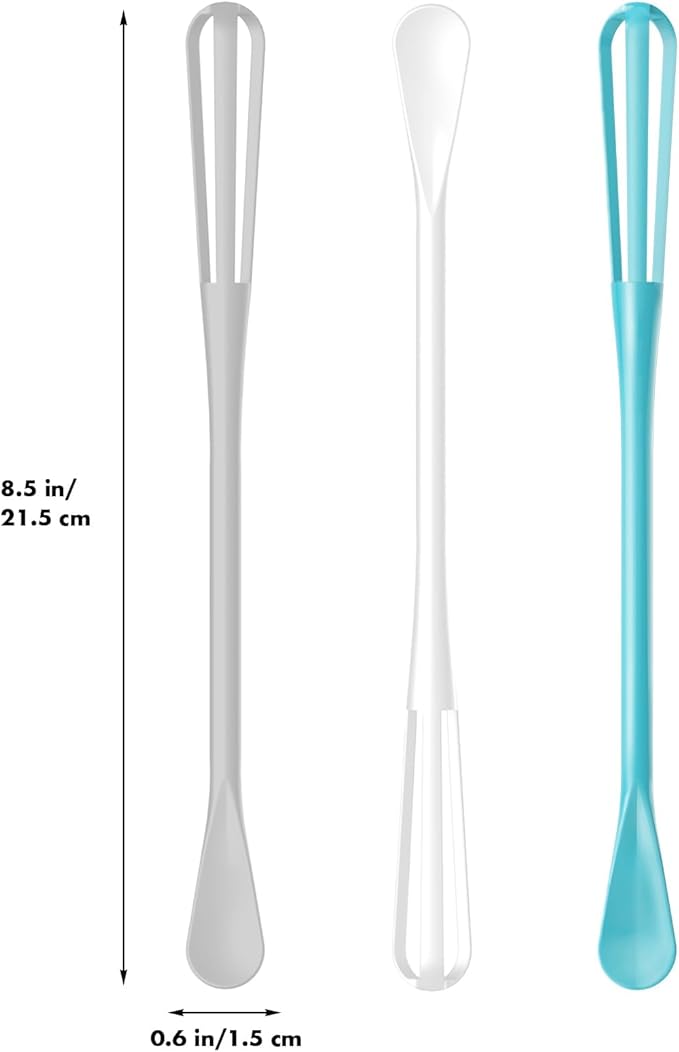 Scandinavian Modern Colors Mini Whisk Set, 8.5 in Mini Whisks for Cooking, 3 Pieces Small Wisk For Whisking, Beating, Blending Ingredients, Mixing Sauces, BPA Free Tiny Whisk