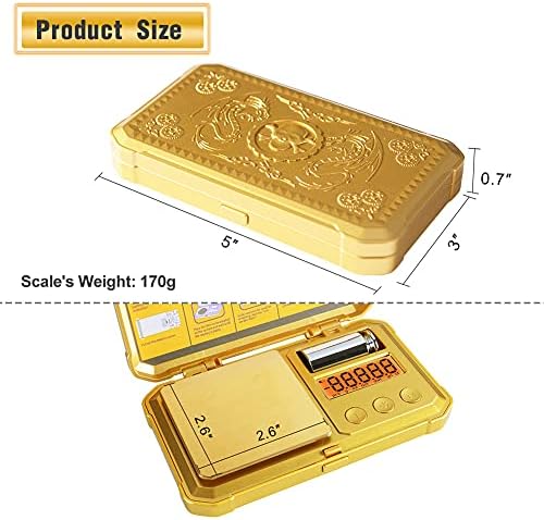 Fuzion Digital Gram Scale 200g/0.01g, Gold Scale for Jewelers