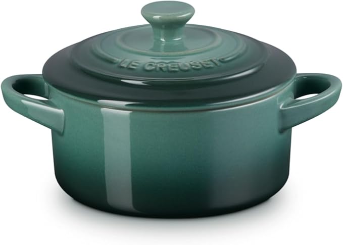 Le Creuset Stoneware Mini Round Cocotte, 8 oz., Artichaut