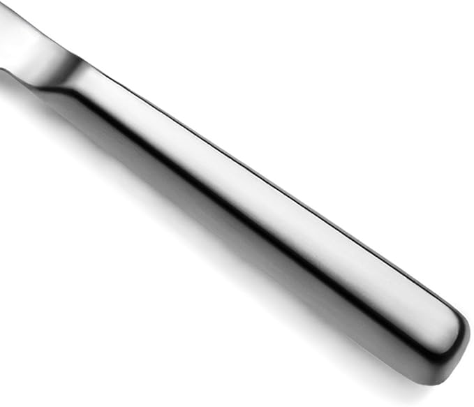 New Star Foodservice Hollow Handle Notched Serving Spoon (Silver, Wide Cake Server (12.25-Inch))