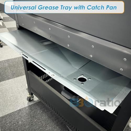 Universal Grease Tray, Catch Pan and Disposable Drip Pan for 3/4/5/6 Burner