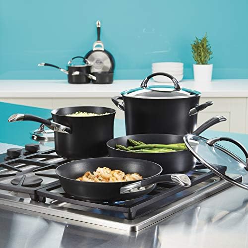 Circulon Symmetry Hard Anodized Nonstick Frying Pan, Induction Cookware