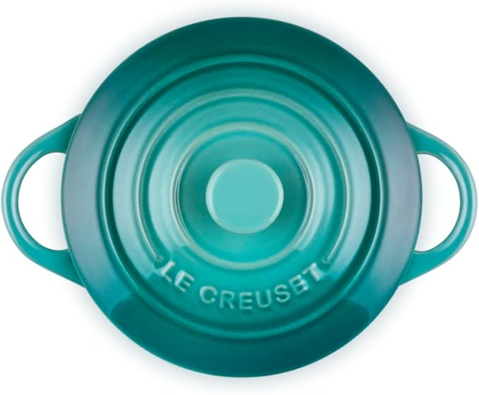 Le Creuset Stoneware Mini Round Cocotte, 8 oz., Riviera