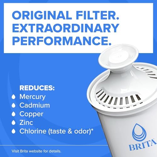 Brita X-Large 27 Cup Water Dispenser, Includes 1 Filter, Gray