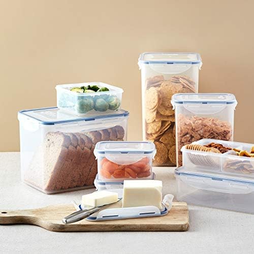 Lock & Lock Airtight Rectangular Tall Food Storage Container, Pasta Box 67.63-oz/ 8.45-cup (1)