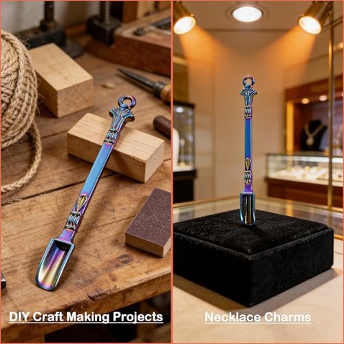 6-Pack Mini Spoons Metal Tiny Shovels 3-Inch Small Medicine Measuring Spoon