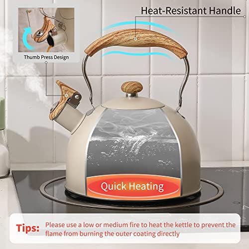 LONFFERY Tea Kettle for Stove Top