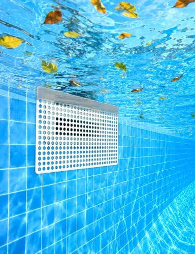 Magnetic Pool Skimmer Guard 15.7"×9.8", Pool Skimmer Screen Saver, Leaf & Debris Catcher, Protects Pool Pump Filter for Inground and Above Ground Pools