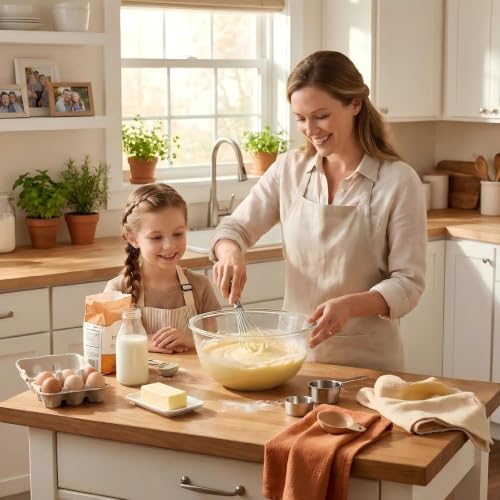 Borosilicate Glass Mixing Bowls 2-pk (9in, 2.8 QT) for home bakers