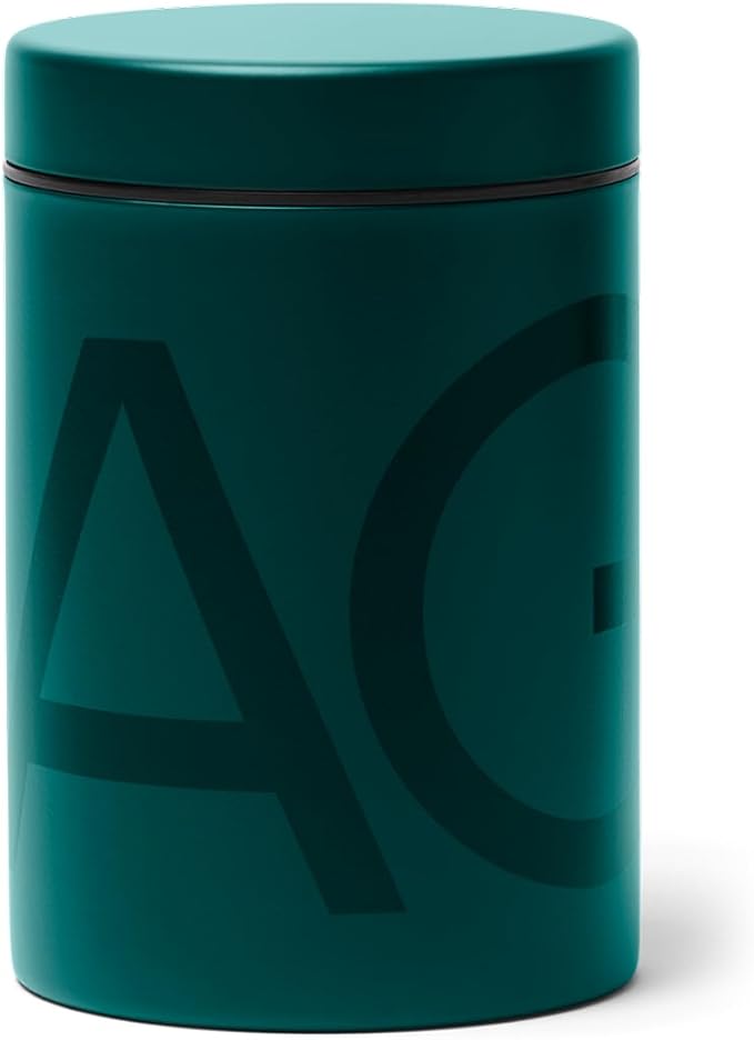 AG1 Canister – 32 oz Premium Stainless Steel Storage Container – BPA-Free with Wide-Mouth Opening – Airtight Powder Storage Daily Greens